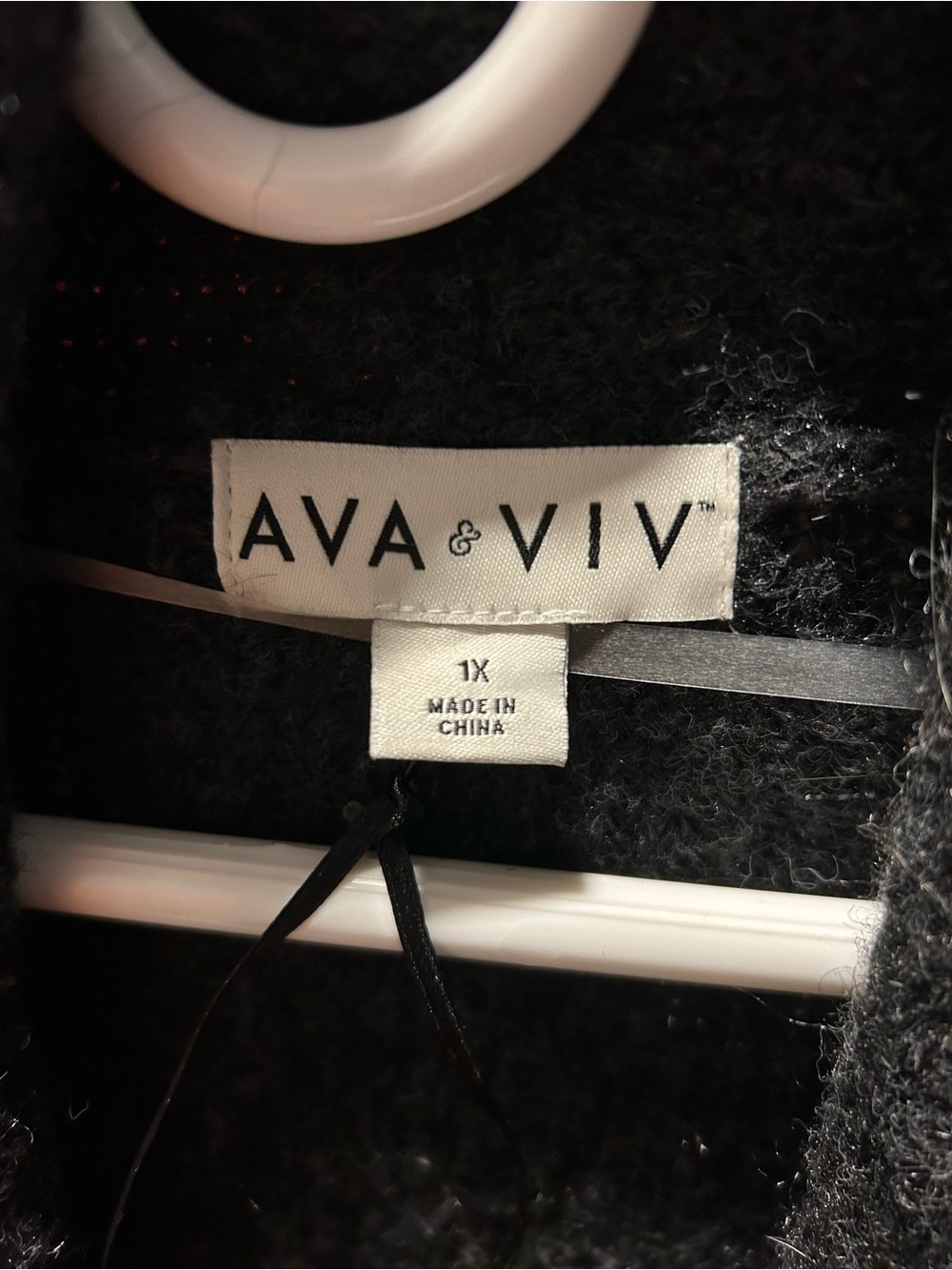 Ava & Viv Dark Gray Open-Front Long Cardigan - Picture 3 of 5